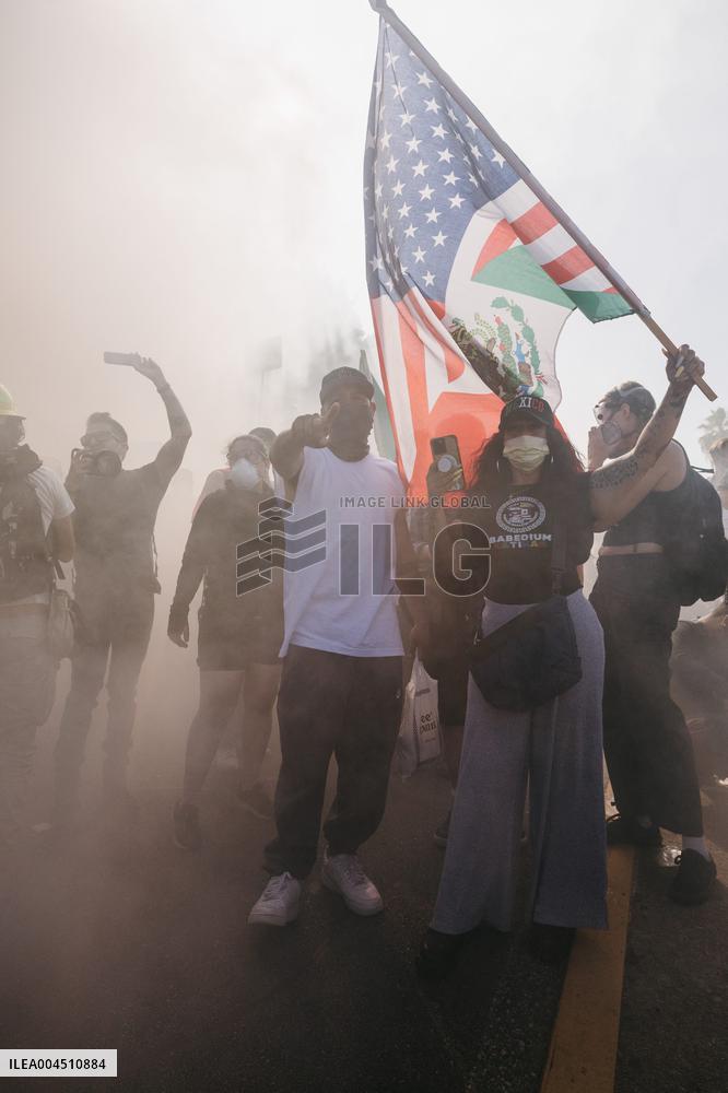 ICE Raids Spark Protest Riot - LA