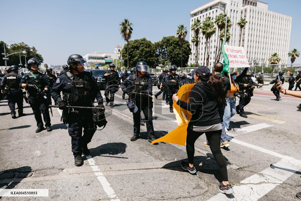 ICE Raids Spark Protest Riot - LA