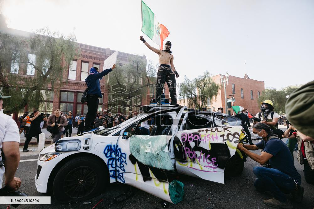 ICE Raids Spark Protest Riot - LA