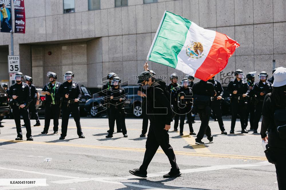 ICE Raids Spark Protest Riot - LA