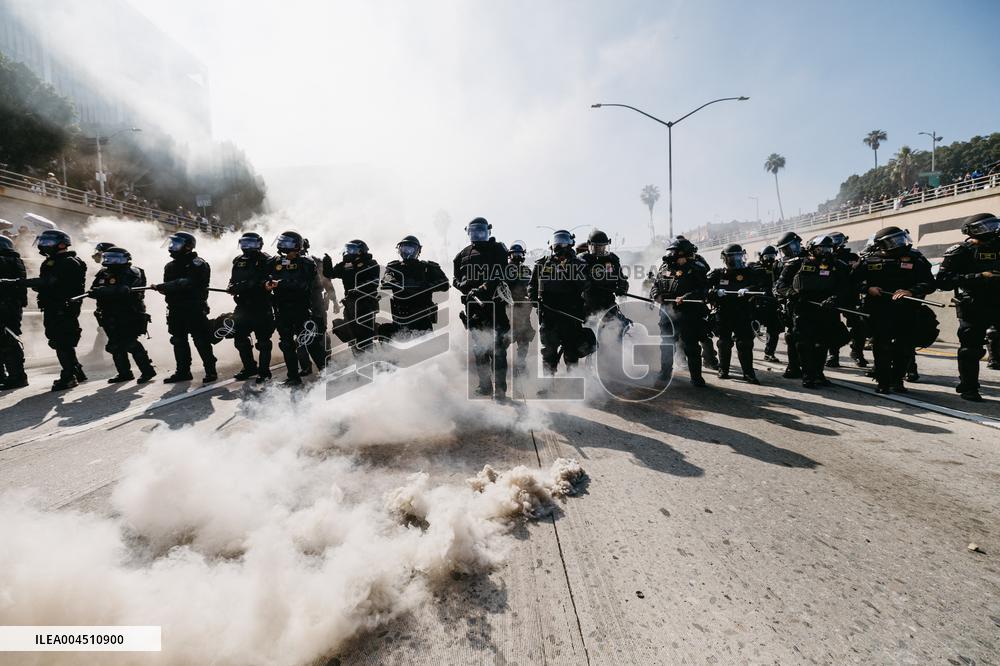 ICE Raids Spark Protest Riot - LA