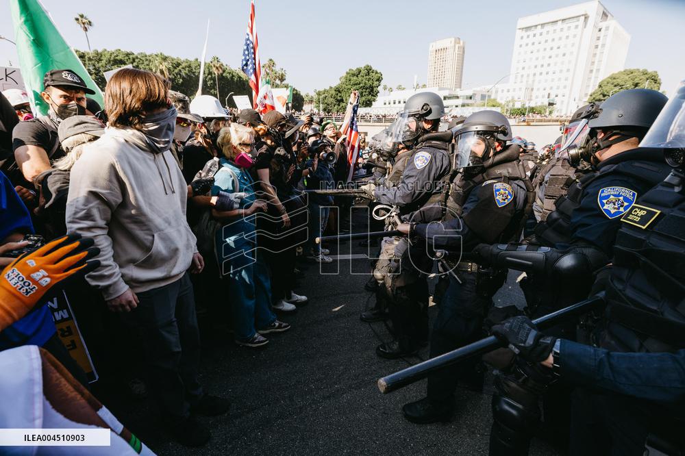 ICE Raids Spark Protest Riot - LA