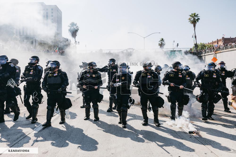 ICE Raids Spark Protest Riot - LA