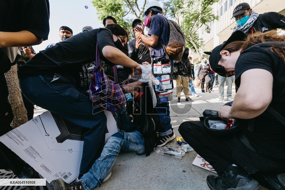 ICE Raids Spark Protest Riot - LA