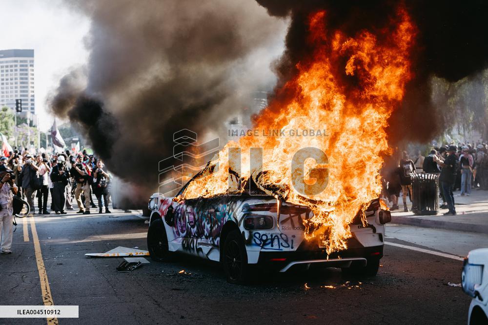 ICE Raids Spark Protest Riot - LA