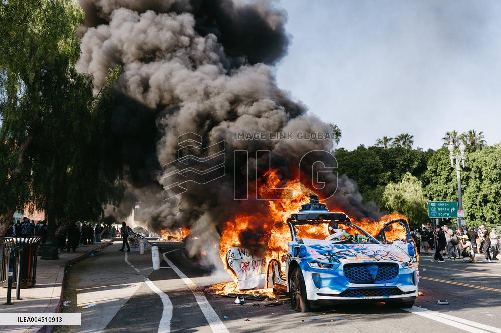 ICE Raids Spark Protest Riot - LA