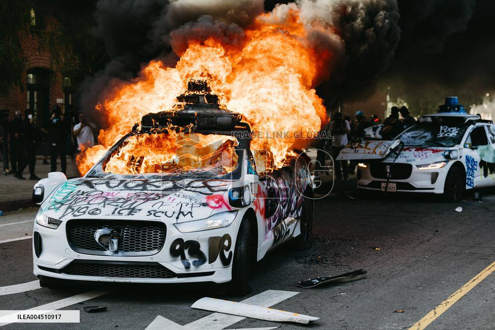 ICE Raids Spark Protest Riot - LA