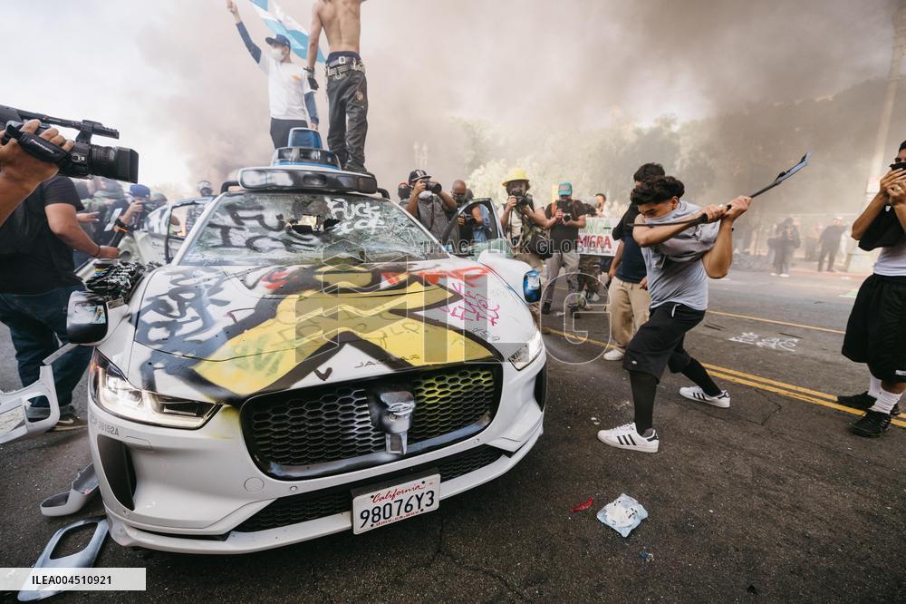 ICE Raids Spark Protest Riot - LA