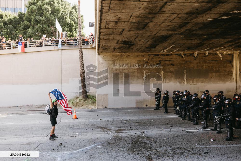 ICE Raids Spark Protest Riot - LA