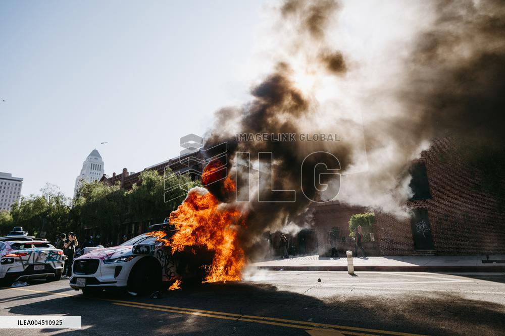 ICE Raids Spark Protest Riot - LA