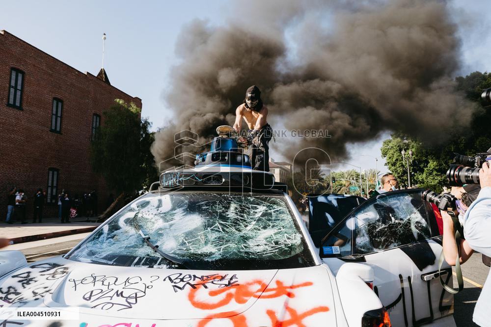 ICE Raids Spark Protest Riot - LA