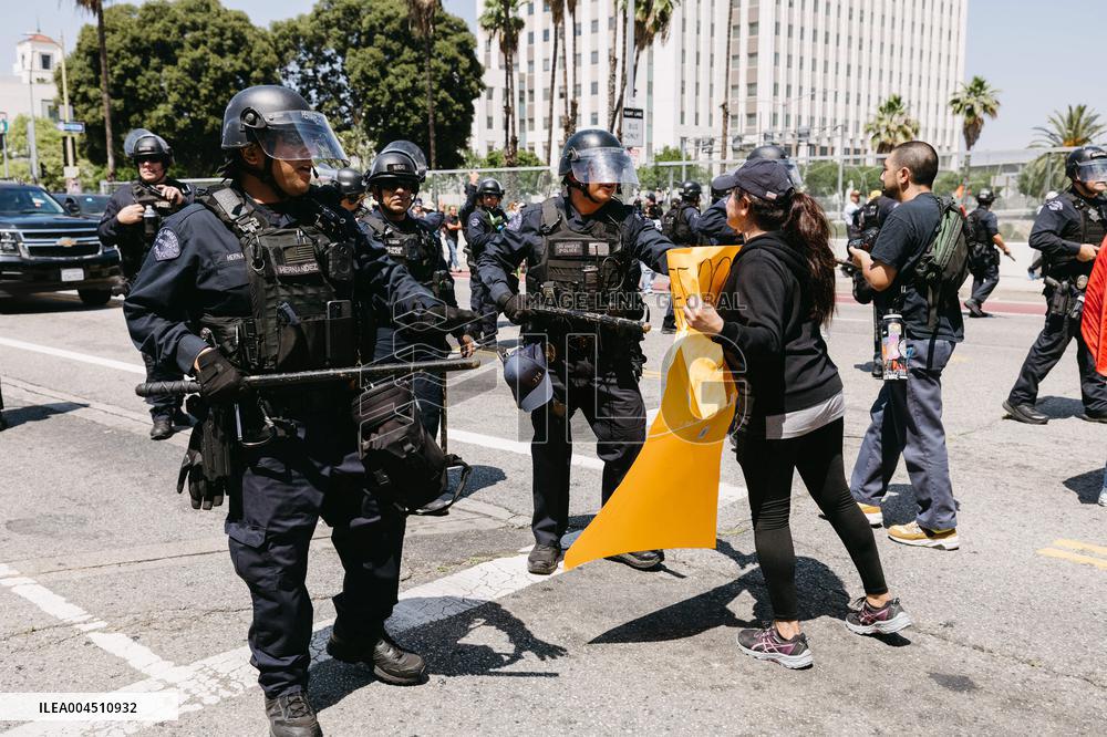 ICE Raids Spark Protest Riot - LA