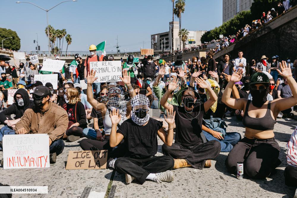 ICE Raids Spark Protest Riot - LA