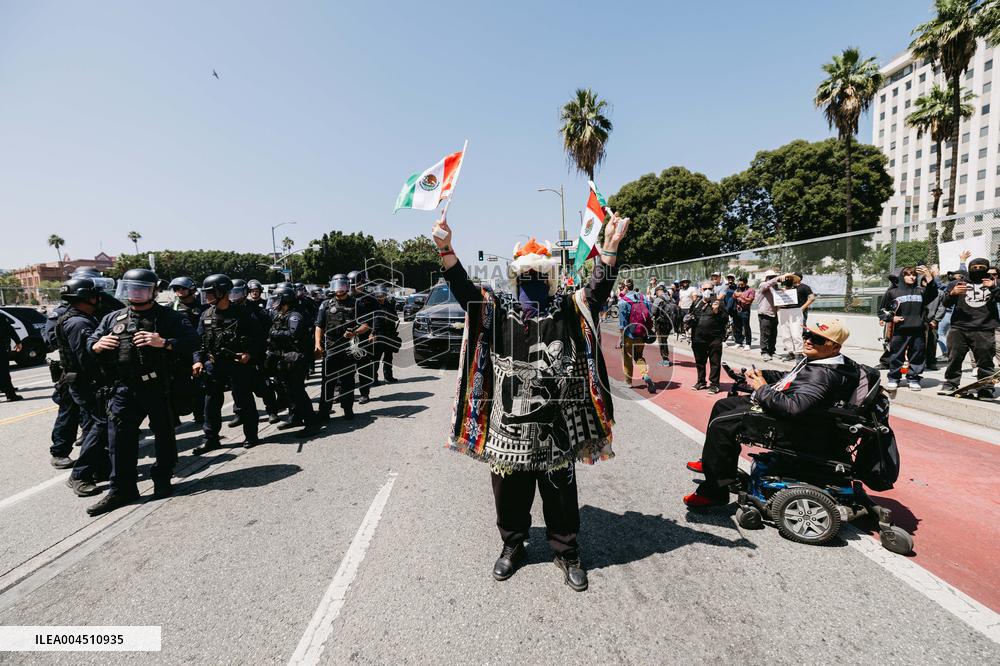 ICE Raids Spark Protest Riot - LA