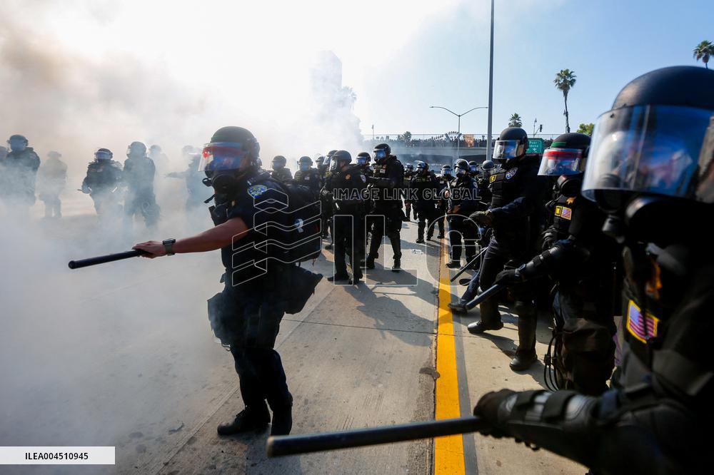 ICE Raids Spark Protest Riot - LA