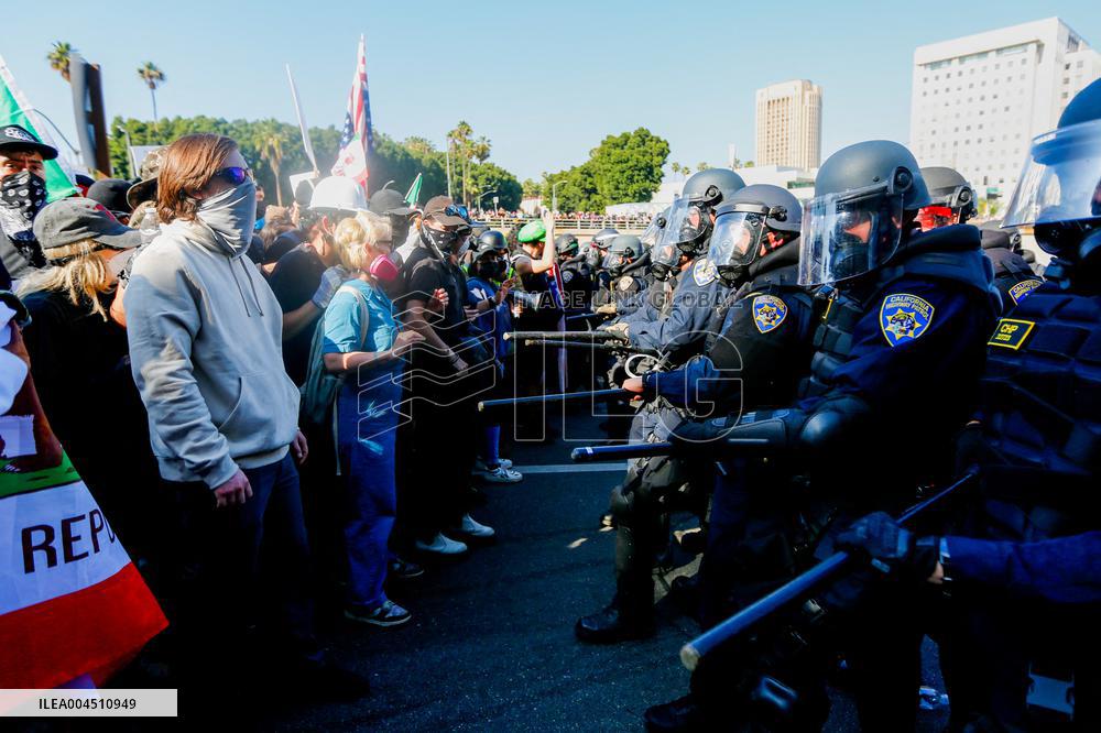 ICE Raids Spark Protest Riot - LA