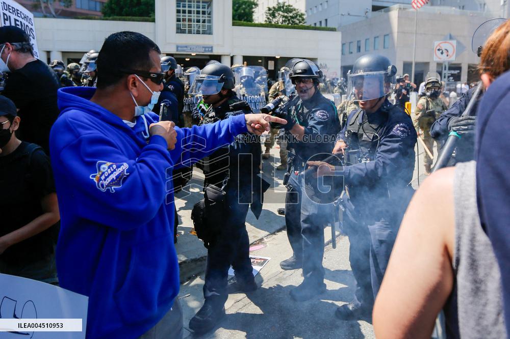 ICE Raids Spark Protest Riot - LA
