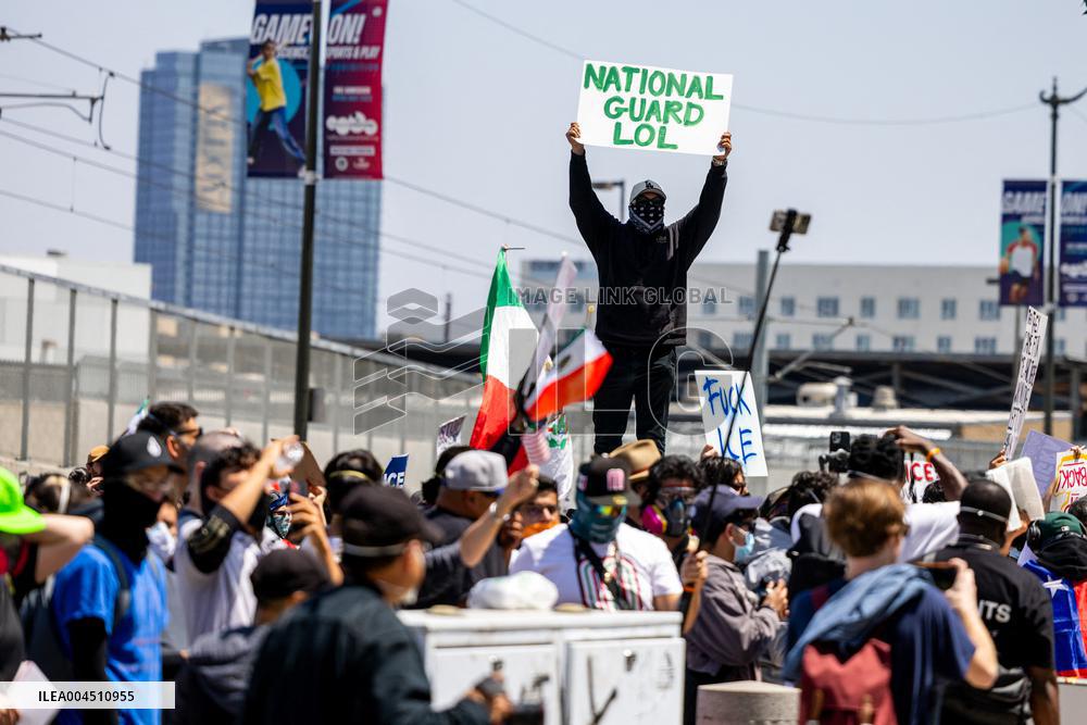 ICE Raids Spark Protest Riot - LA