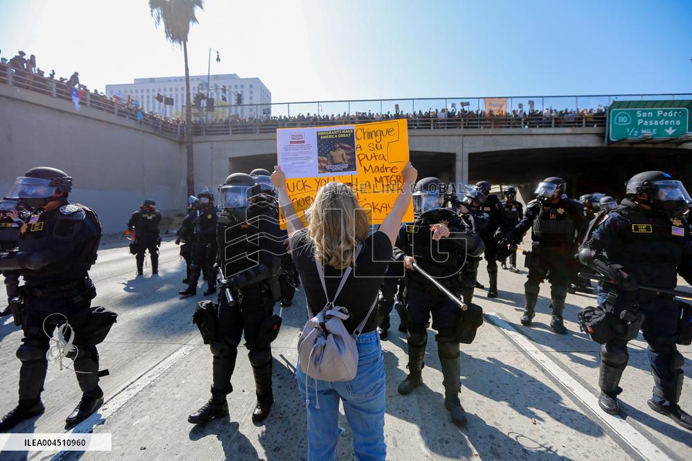 ICE Raids Spark Protest Riot - LA