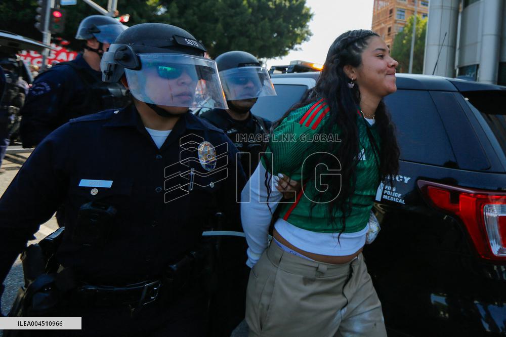 ICE Raids Spark Protest Riot - LA