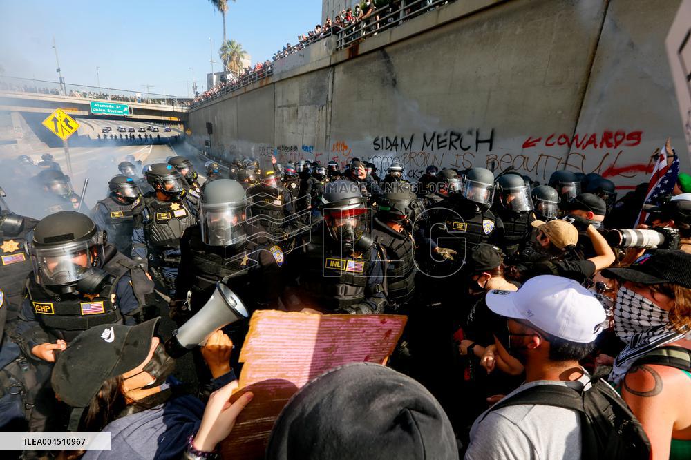 ICE Raids Spark Protest Riot - LA