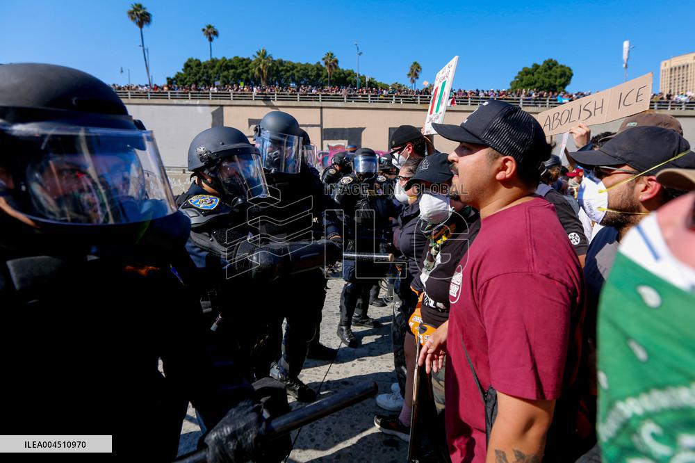 ICE Raids Spark Protest Riot - LA