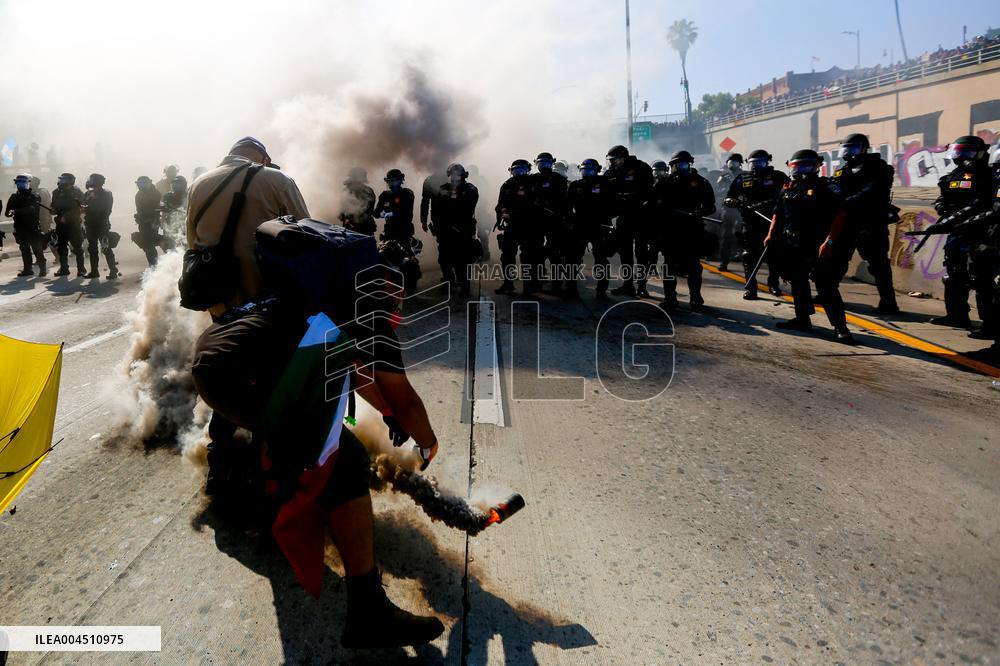 ICE Raids Spark Protest Riot - LA