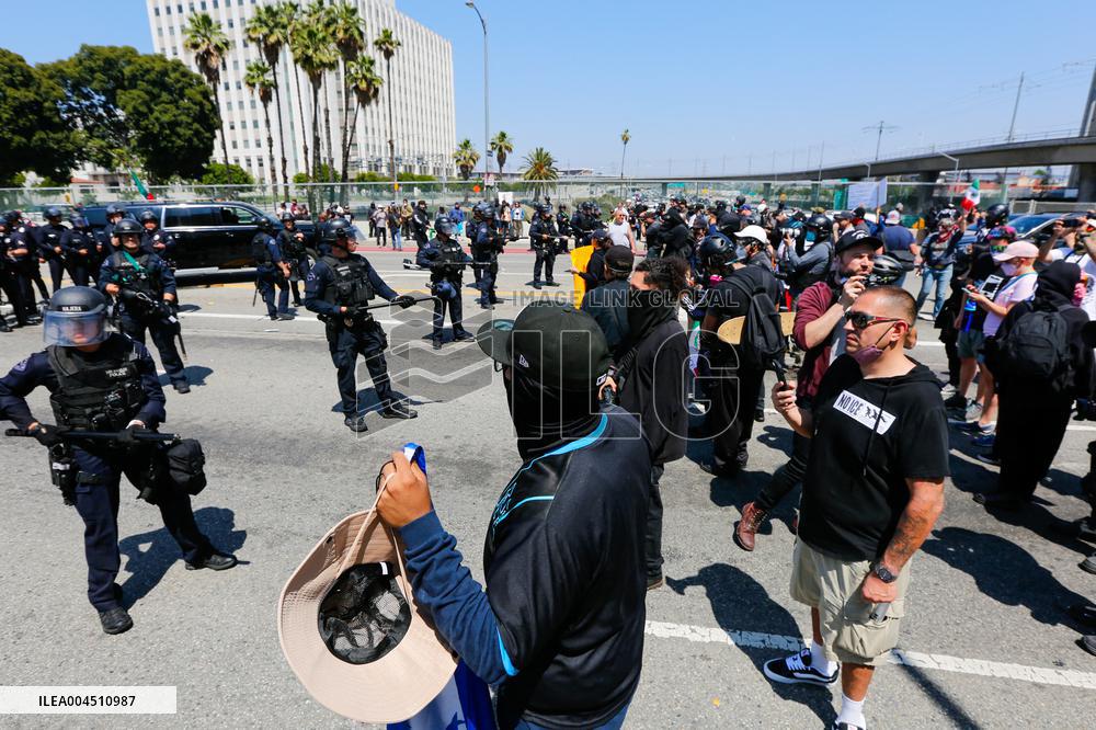 ICE Raids Spark Protest Riot - LA