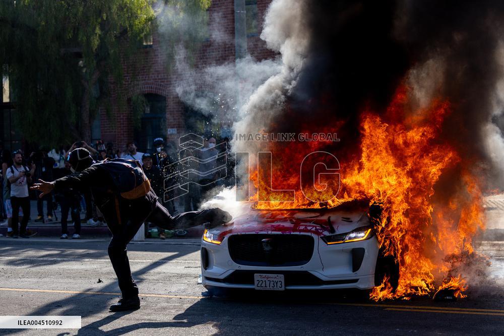 ICE Raids Spark Protest Riot - LA