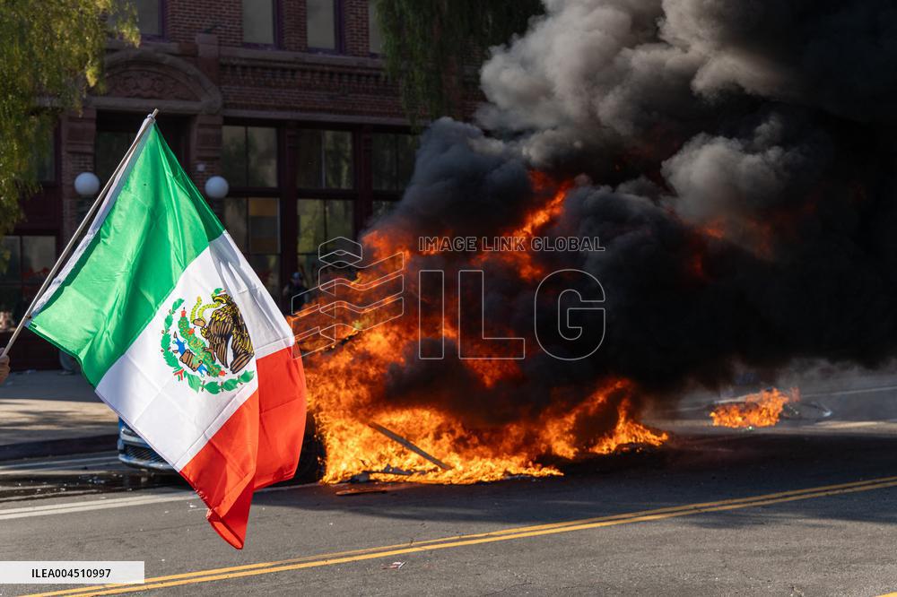 ICE Raids Spark Protest Riot - LA