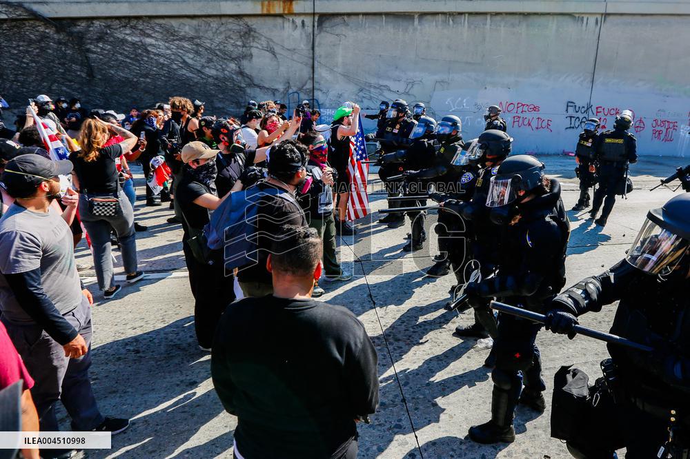 ICE Raids Spark Protest Riot - LA