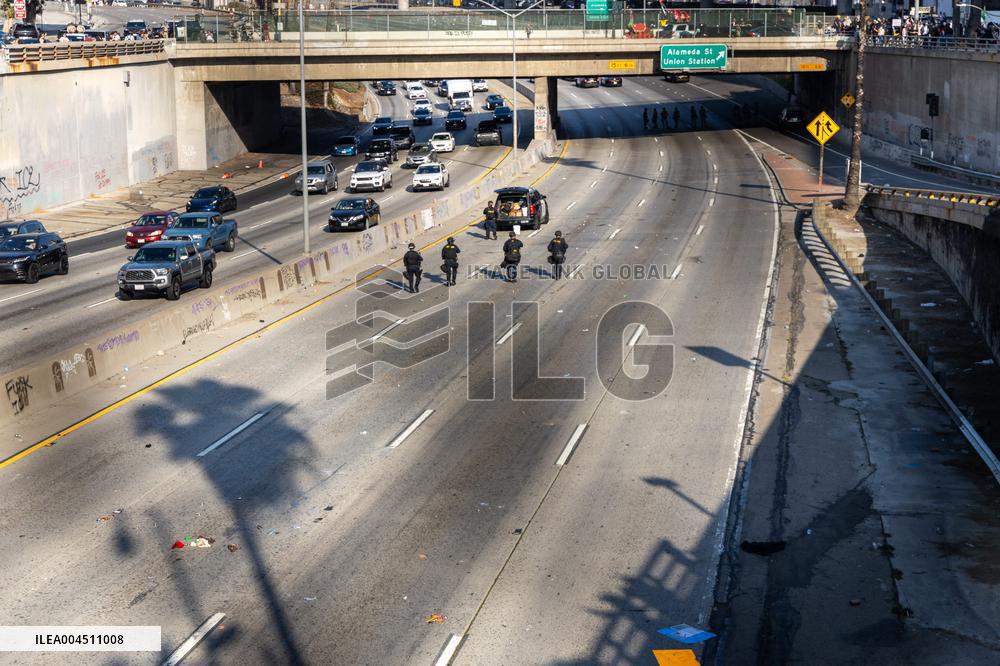 ICE Raids Spark Protest Riot - LA