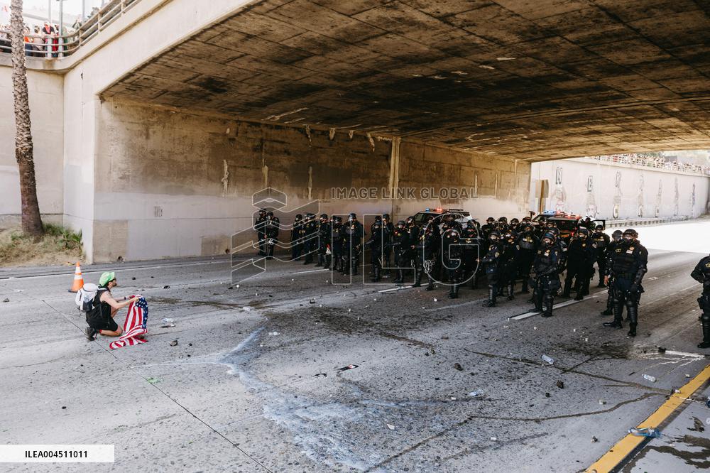 ICE Raids Spark Protest Riot - LA