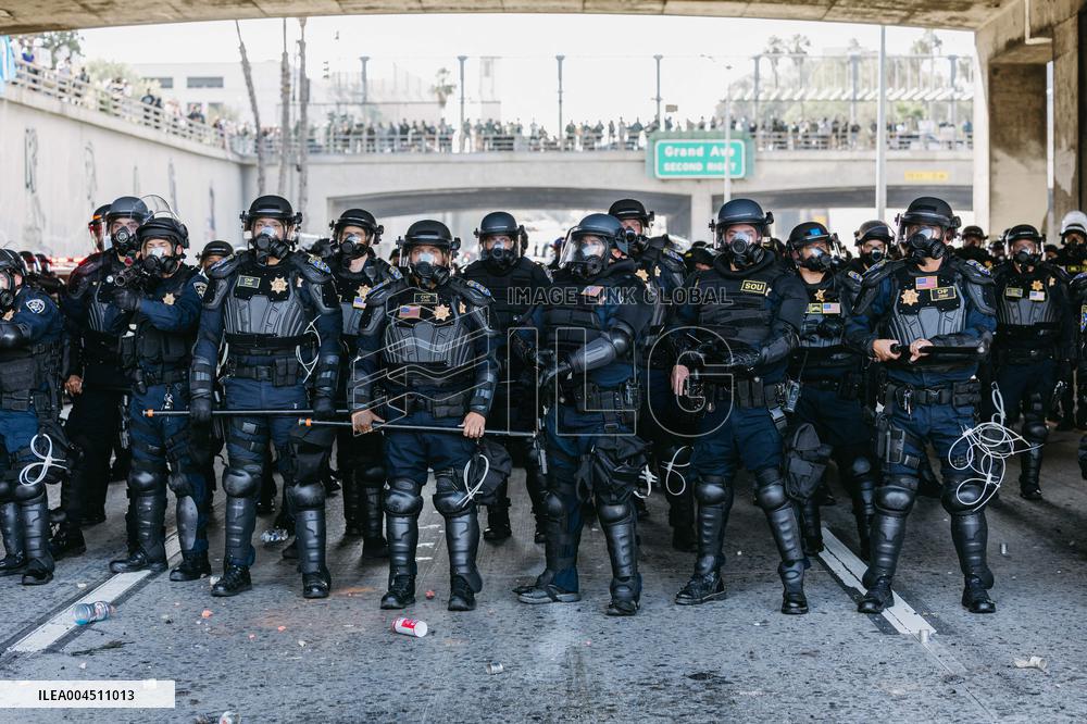 ICE Raids Spark Protest Riot - LA