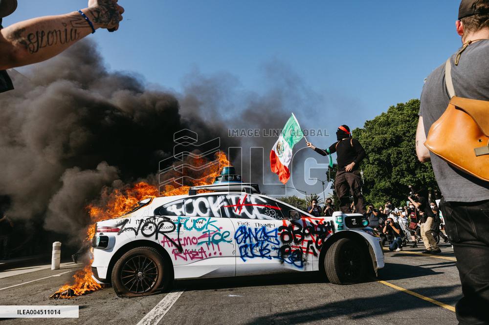 ICE Raids Spark Protest Riot - LA