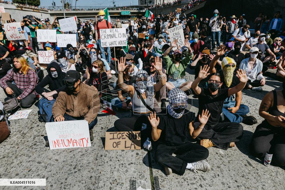 ICE Raids Spark Protest Riot - LA