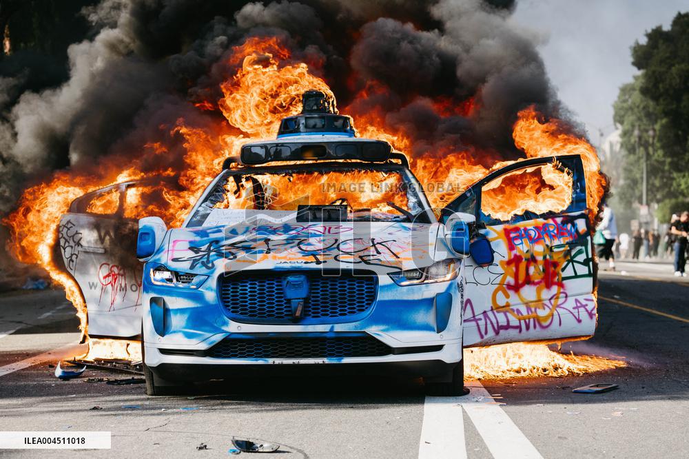 ICE Raids Spark Protest Riot - LA