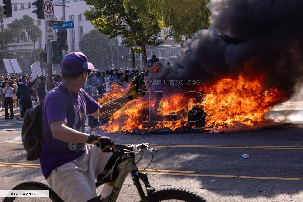ICE Raids Spark Protest Riot - LA