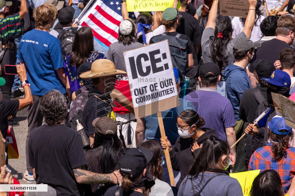 ICE Raids Spark Protest Riot - LA