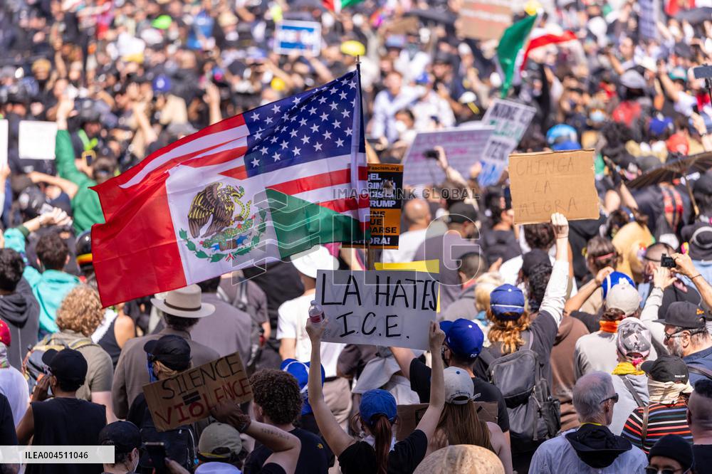 ICE Raids Spark Protest Riot - LA