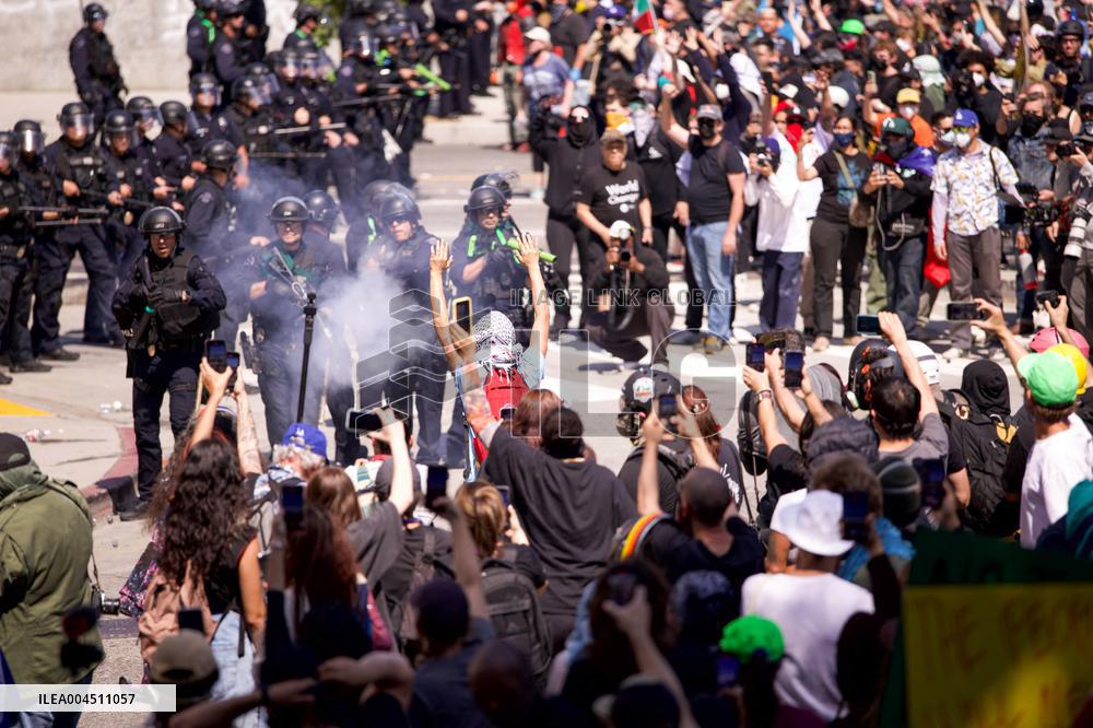 ICE Raids Spark Protest Riot - LA