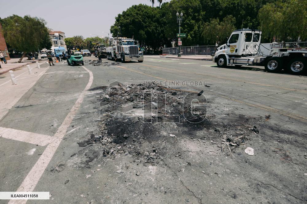 ICE Raids Spark Protest Riot - LA