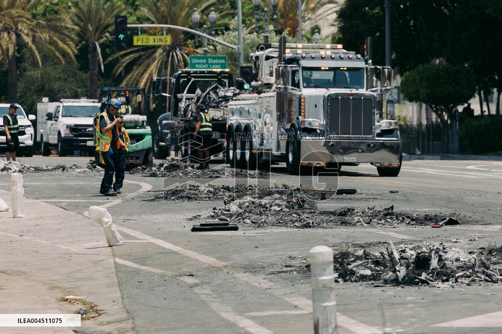 ICE Raids Spark Protest Riot - LA