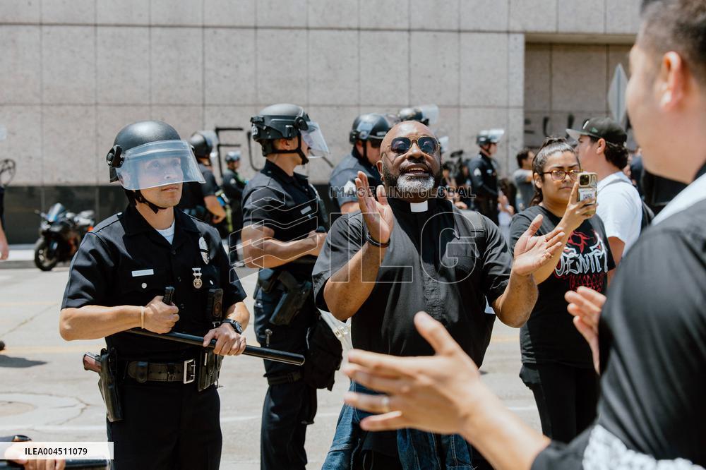 ICE Raids Spark Protest Riot - LA