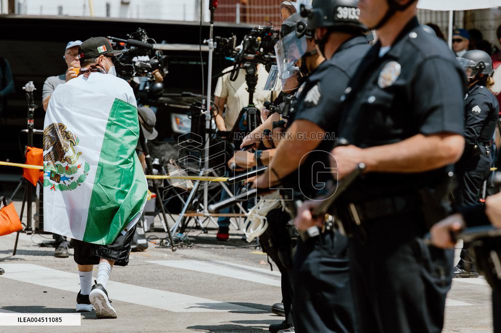 ICE Raids Spark Protest Riot - LA