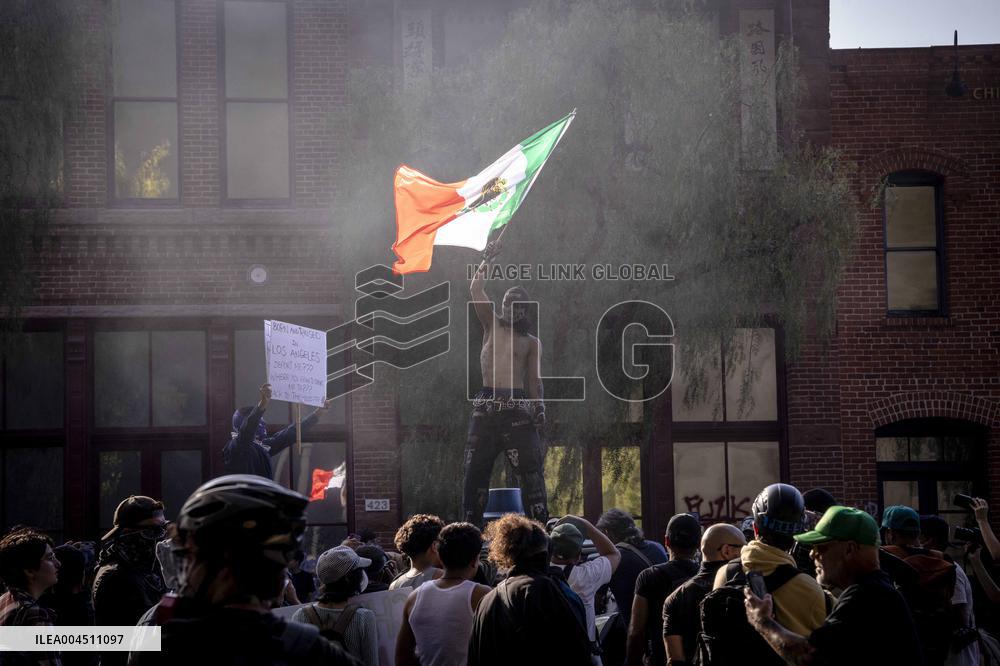 ICE Raids Spark Protest Riot - LA