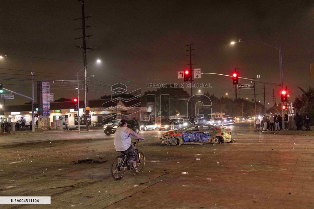 ICE Raids Spark Protest Riot - LA