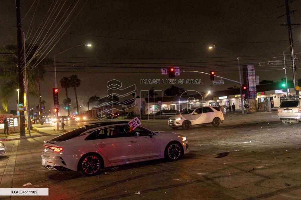 ICE Raids Spark Protest Riot - LA