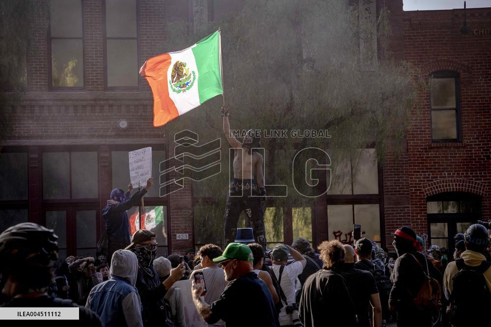 ICE Raids Spark Protest Riot - LA