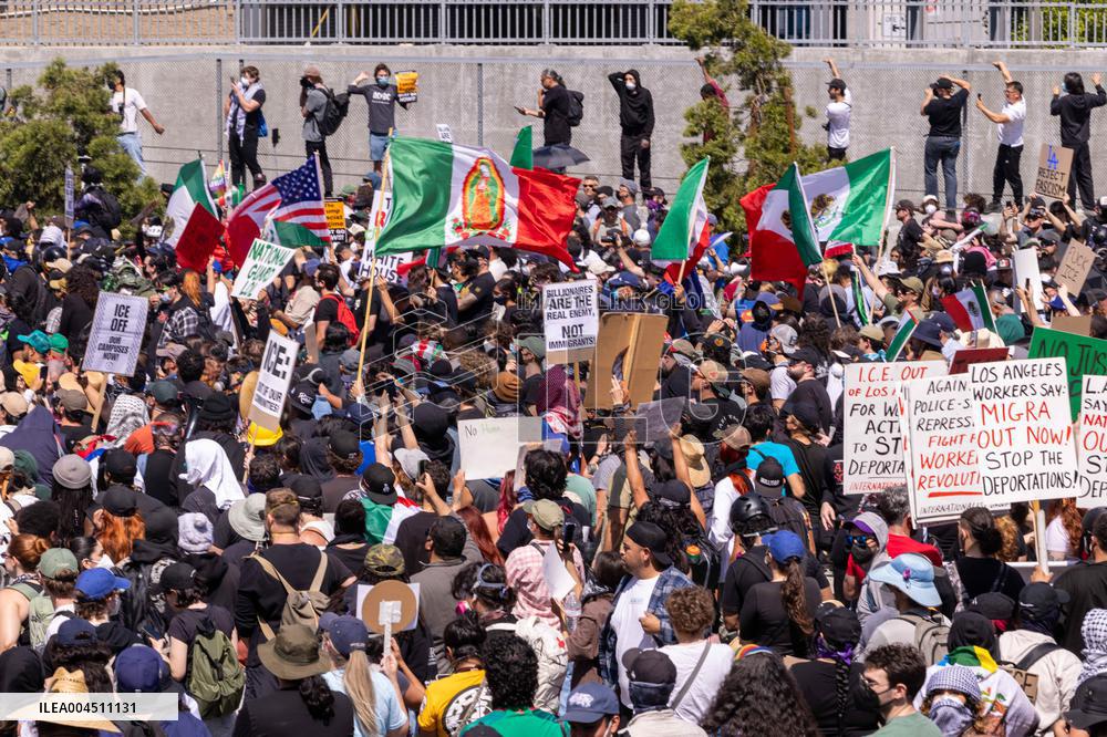 ICE Raids Spark Protest Riot - LA